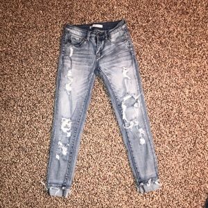 Kancan Distressed Skinny Jeans